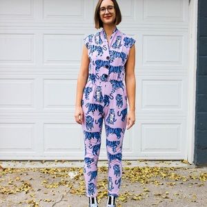 Nooworks blue tiger magic jumpsuit